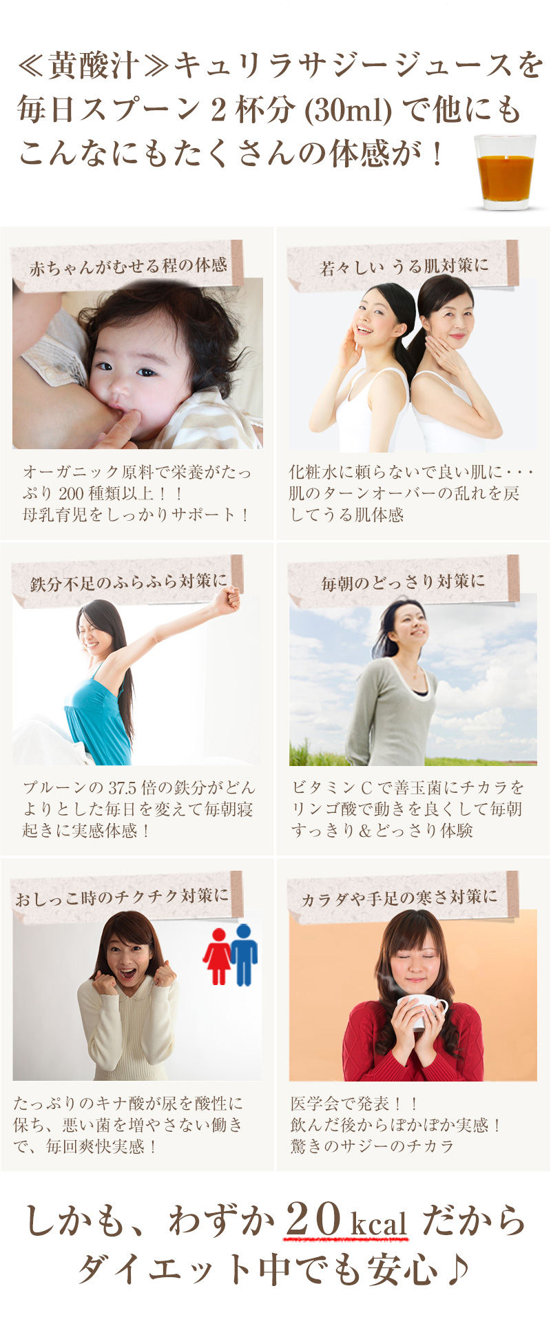 黄酸汁 キュリラサジージュースを毎日スプーン2杯分(30ml)で他にもこんなにもたくさんの体感が！